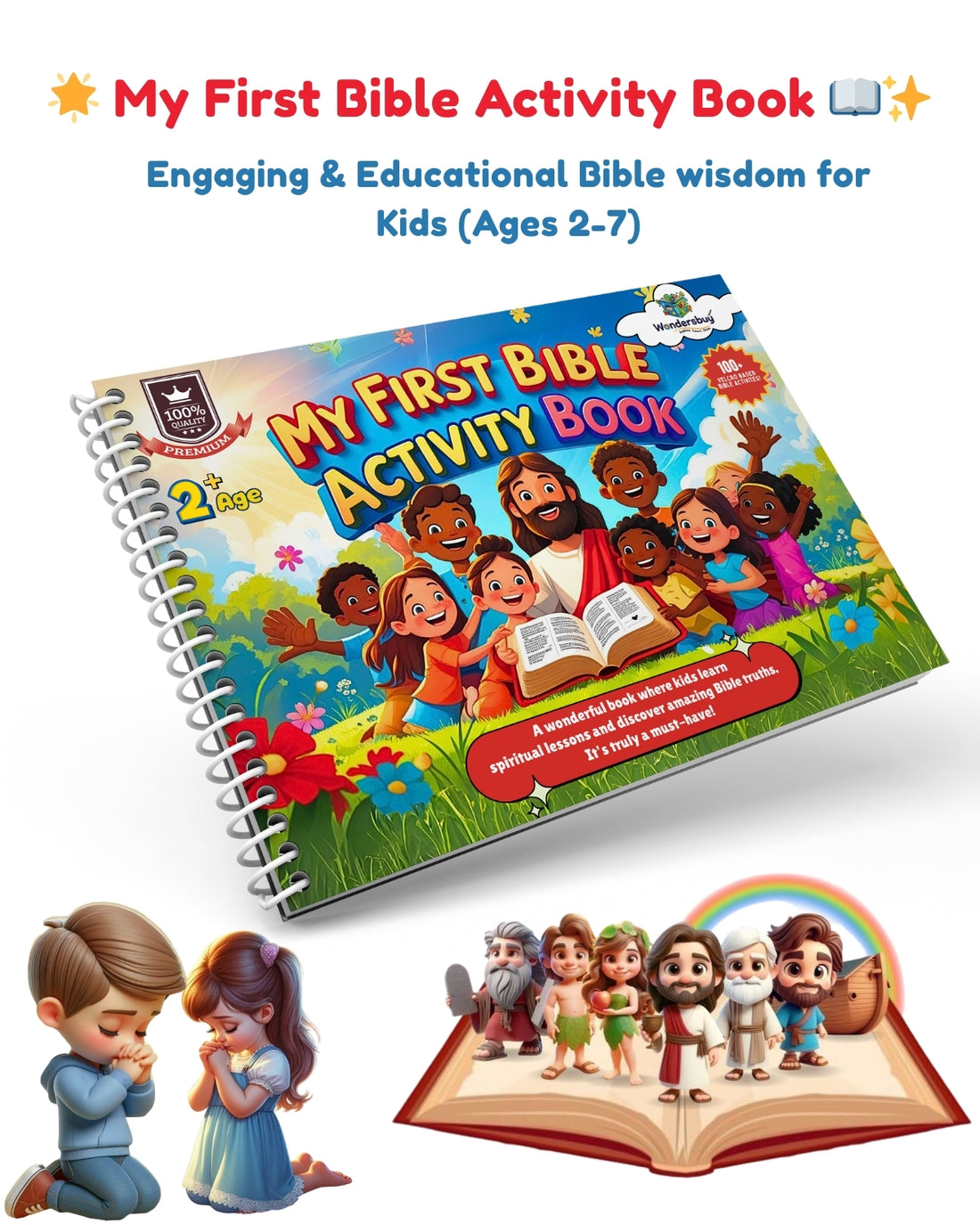 My First Bible Busy Book for Kids Ages 2–7
