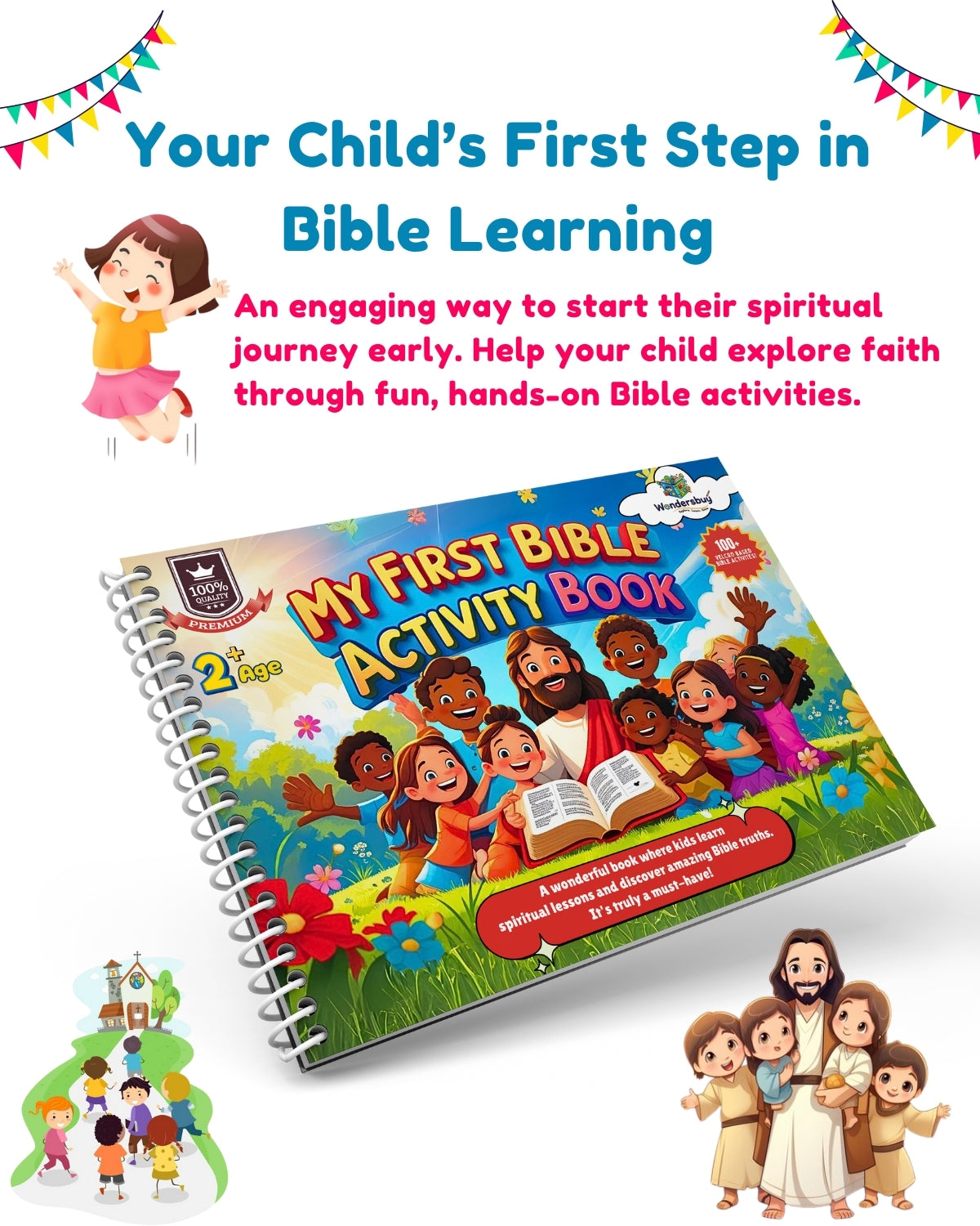 My First Bible Busy Book for Kids Ages 2–7