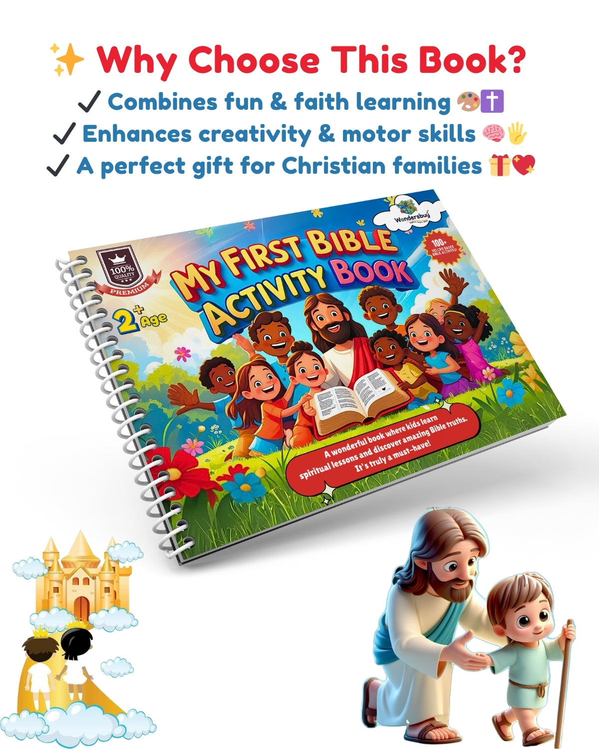 My First Bible Busy Book for Kids Ages 2–7
