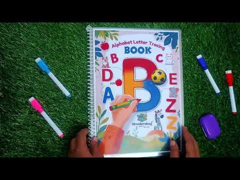 Alphabet Letter Tracing Practice Book for Kids Ages 3–7 | A to Z Uppercase & Lowercase Writing Practice